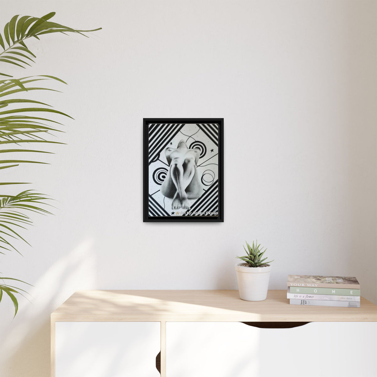 Matte Canvas, Framed (Multi-color)