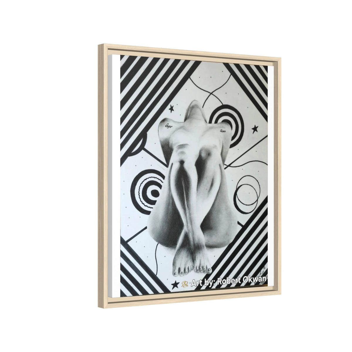 Matte Canvas, Framed (Multi-color)