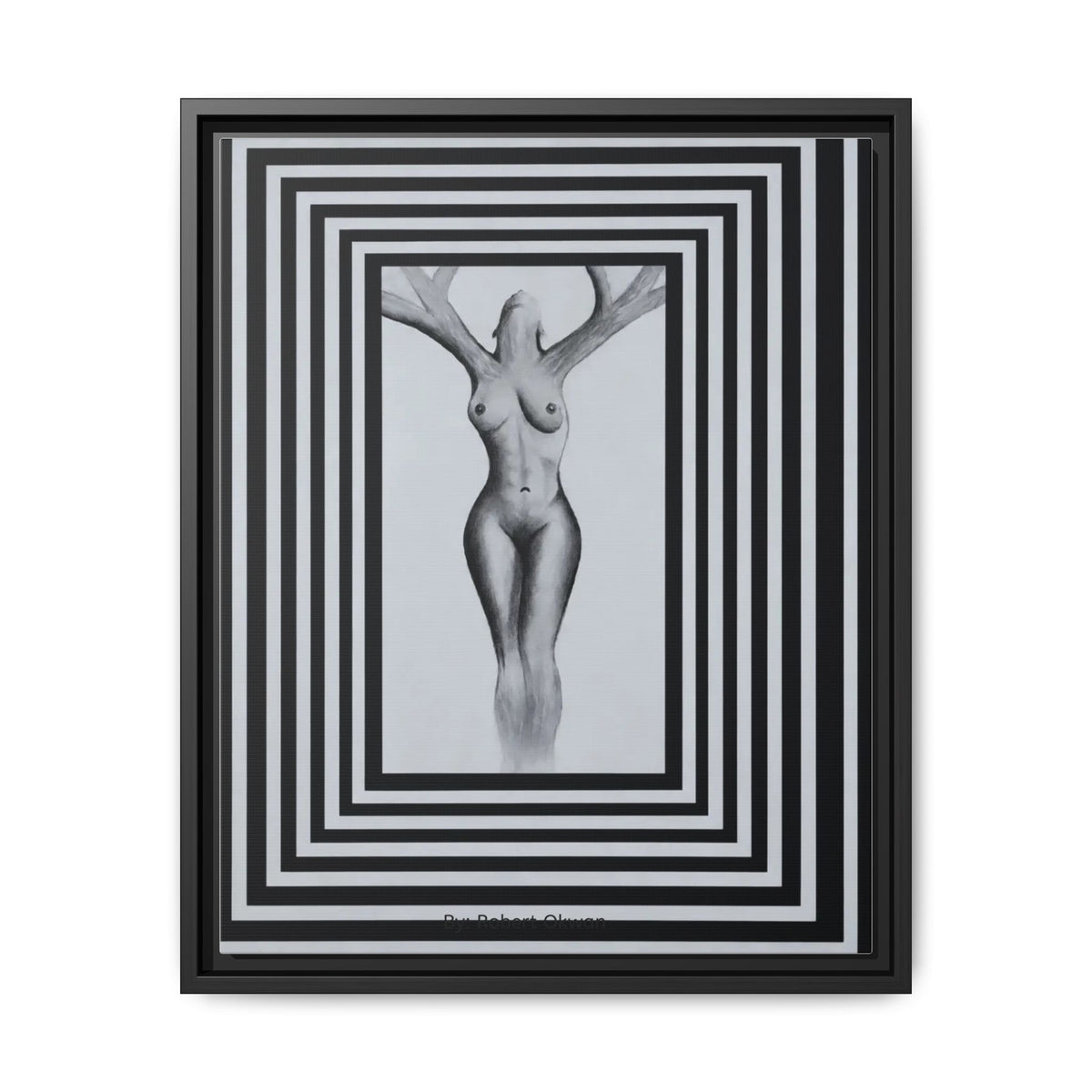 Matte Canvas, Framed (Multi-color)