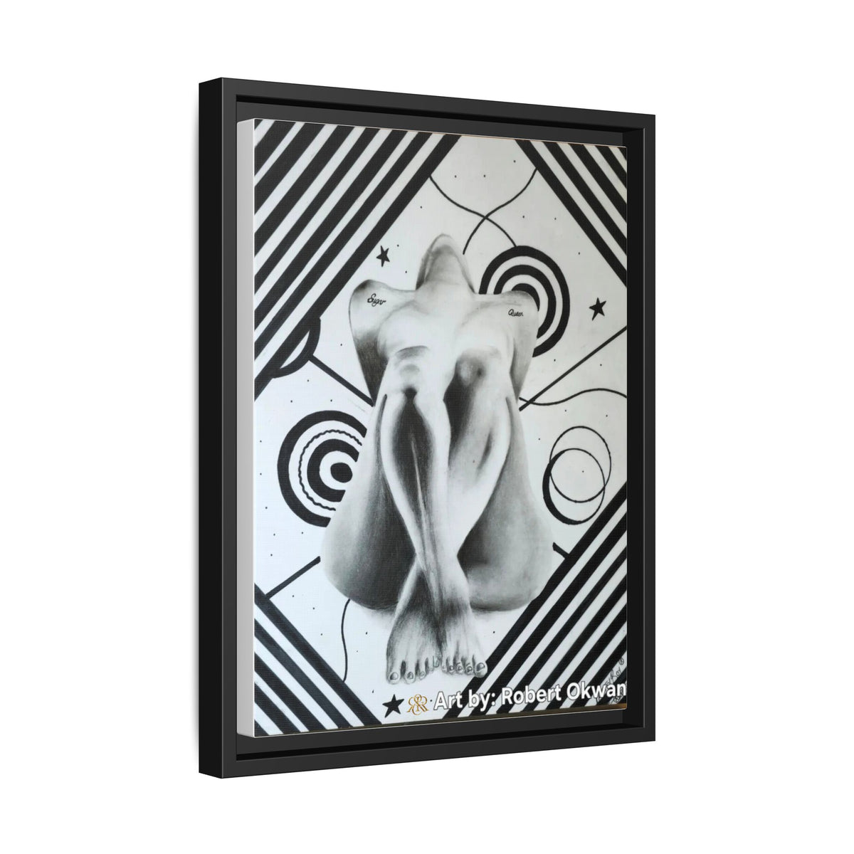 Matte Canvas, Framed (Multi-color)