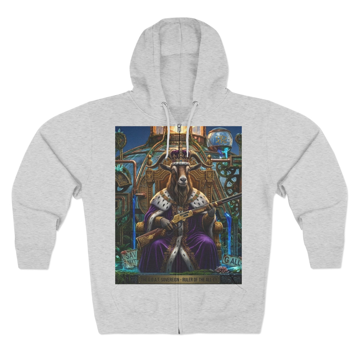 Unisex "GOAT Graphics" Zip Hoodie