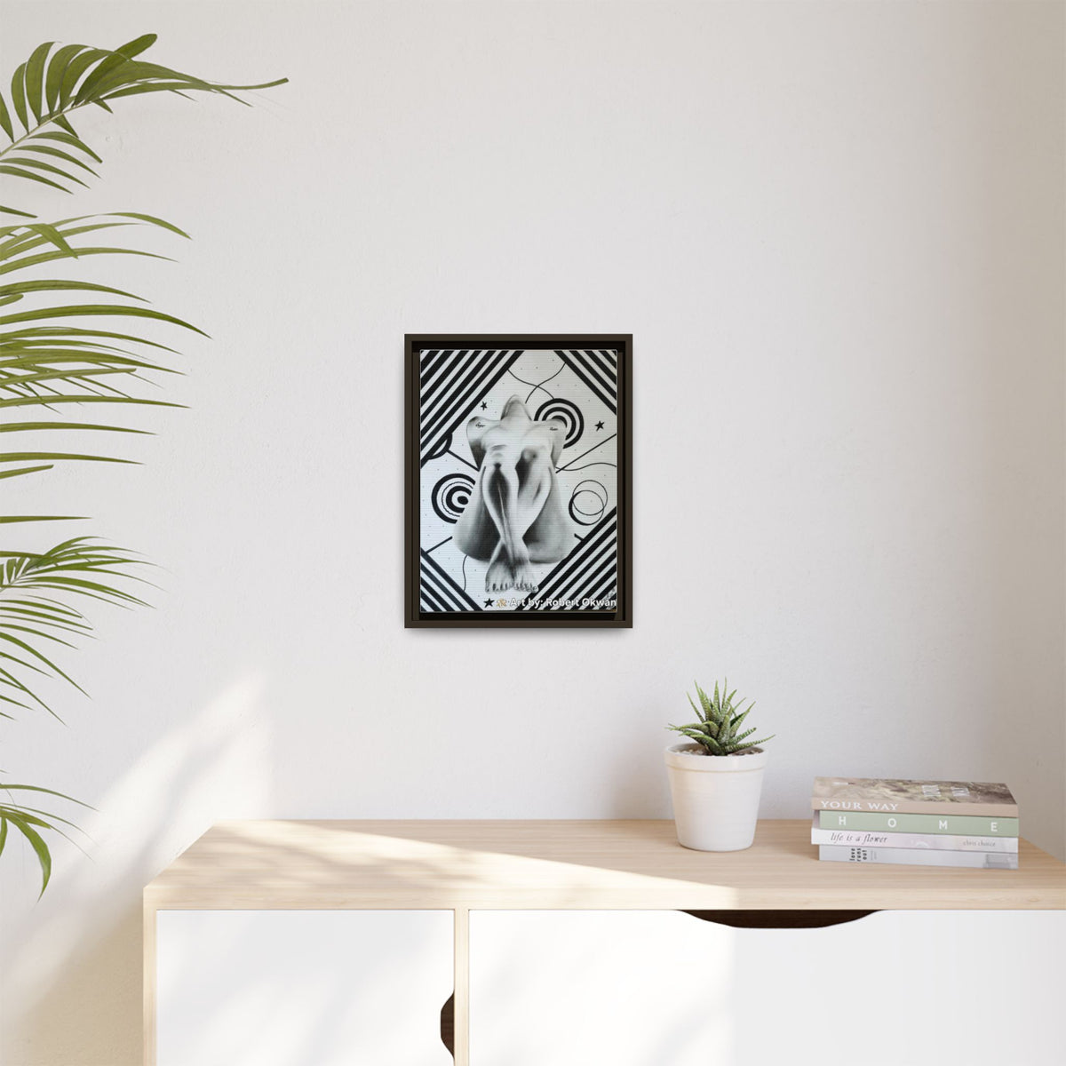 Matte Canvas, Framed (Multi-color)
