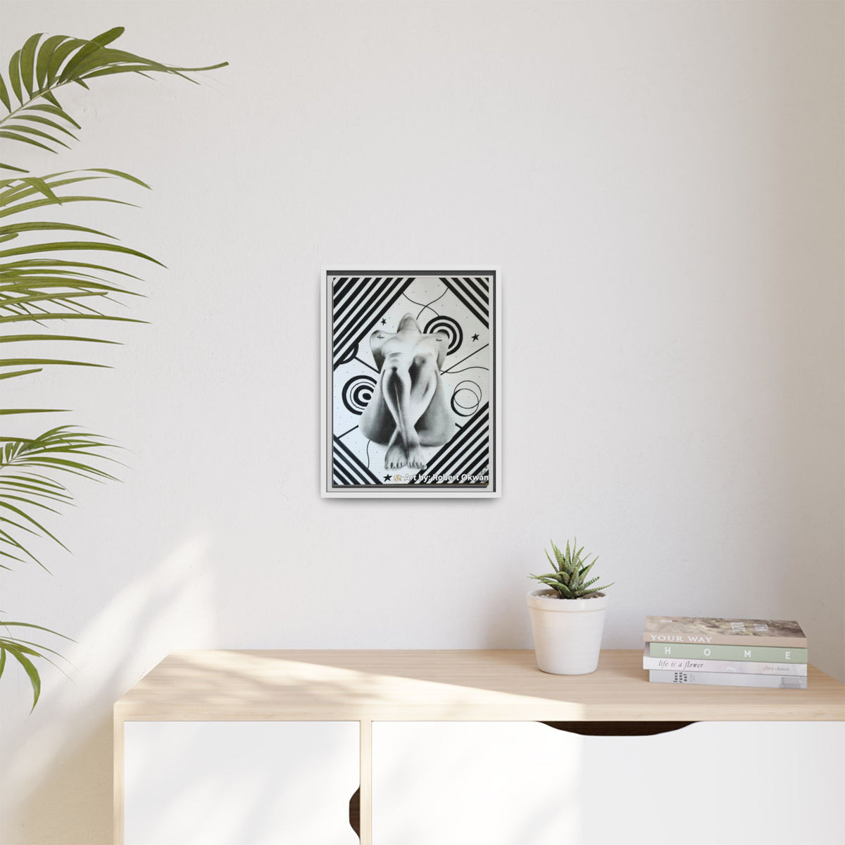 Matte Canvas, Framed (Multi-color)