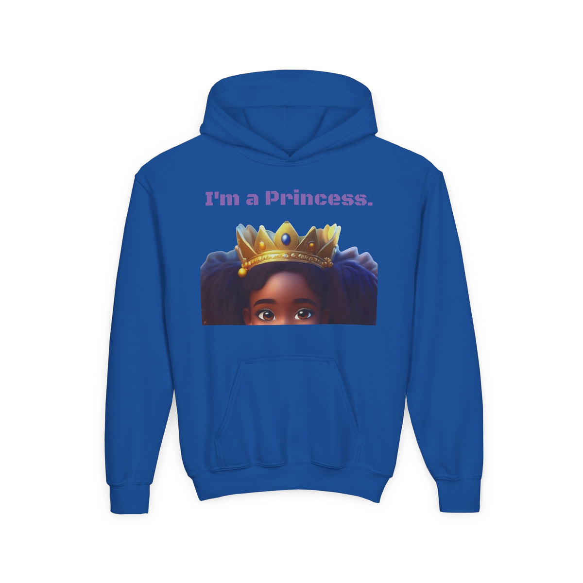 Youth Heavy Blend "Princess" Hooded Sweatshirt