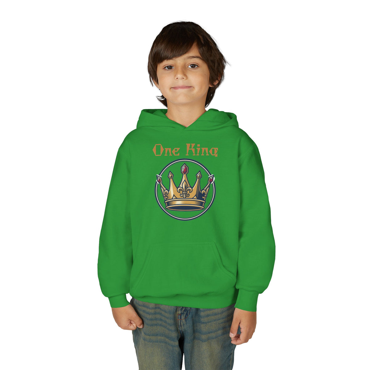 Youth Heavy Blend "One King" Hooded Sweatshirt