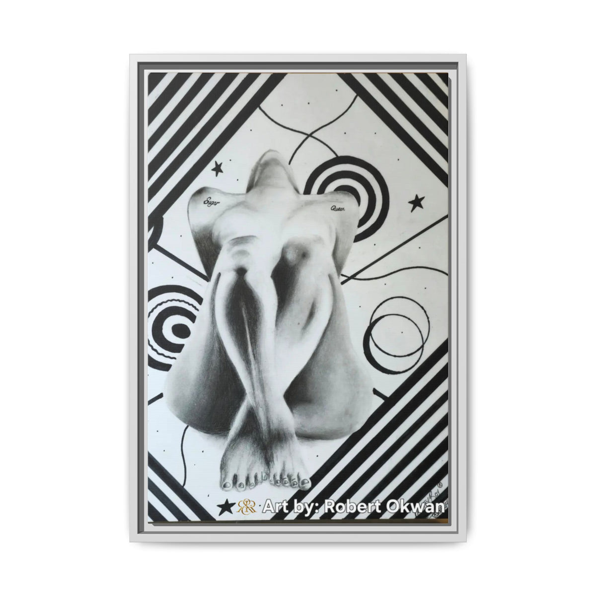 Matte Canvas, Framed (Multi-color)
