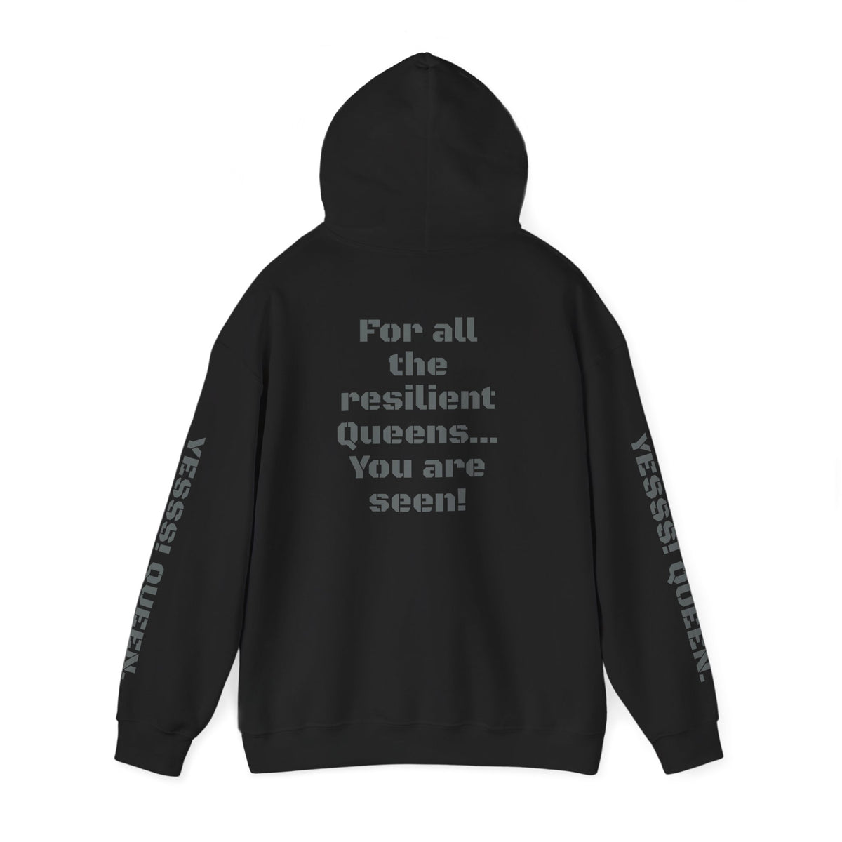 Crowned Girl Hoodie - Black Girl Magic Royalty Sweatshirt
