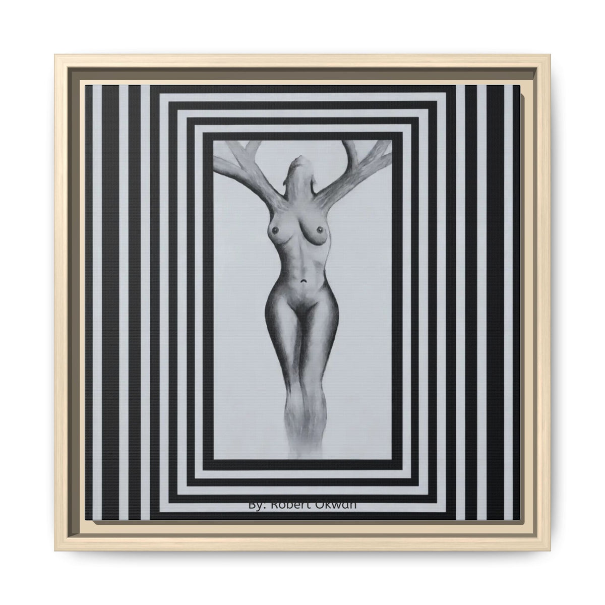 Matte Canvas, Framed (Multi-color)