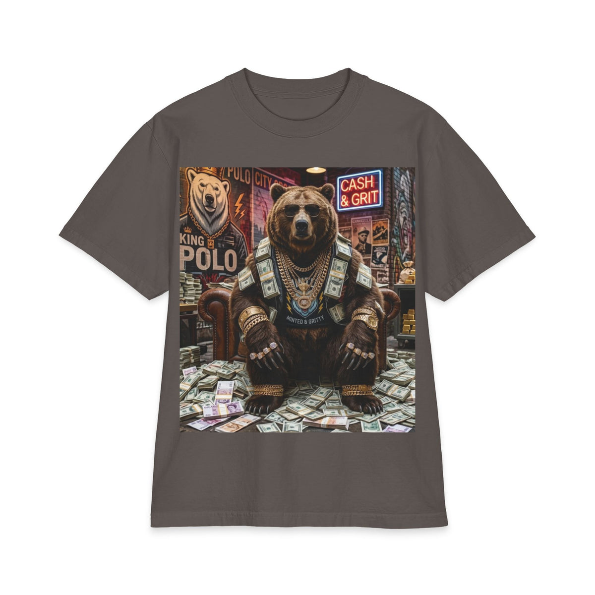 Unisex Max "Rich Bear" Heavyweight Short Sleeve