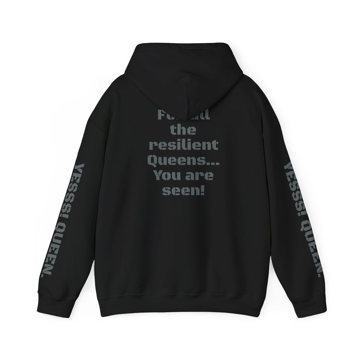 Crowned Girl Hoodie - Black Girl Magic Royalty Sweatshirt