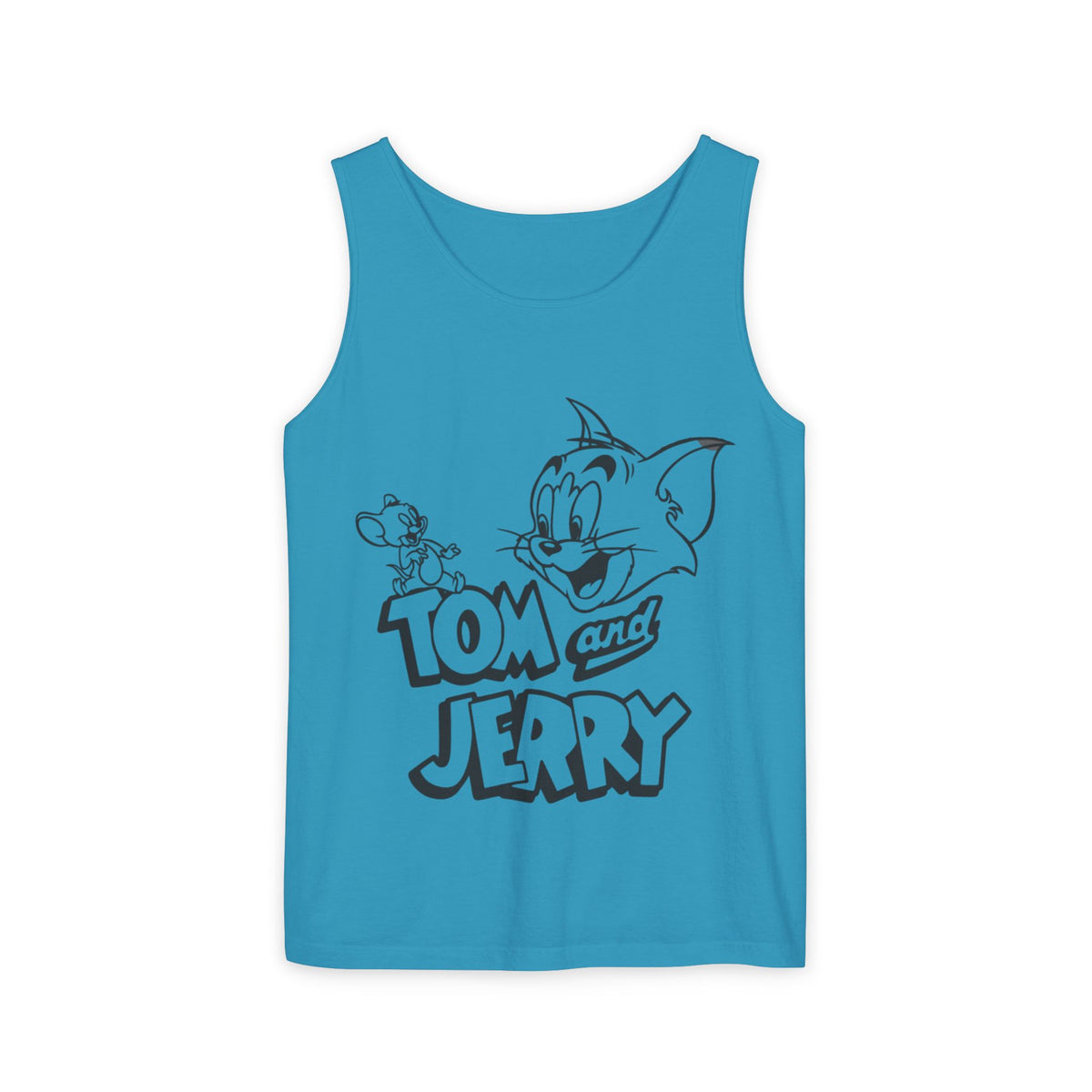 Unisex Garment-Dyed "Tom and Jerry" Tank Top