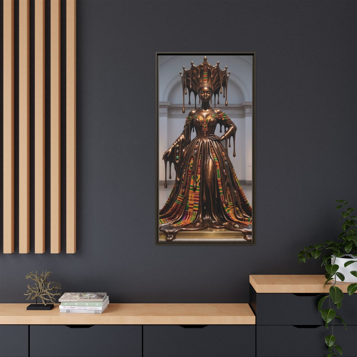 Matte Canvas, Framed (Multi-color)