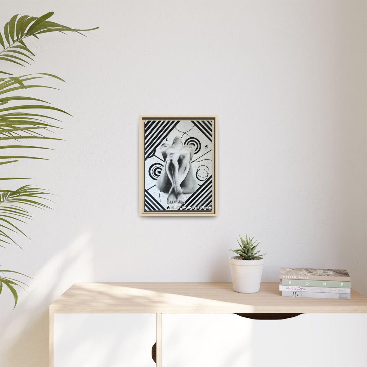 Matte Canvas, Framed (Multi-color)