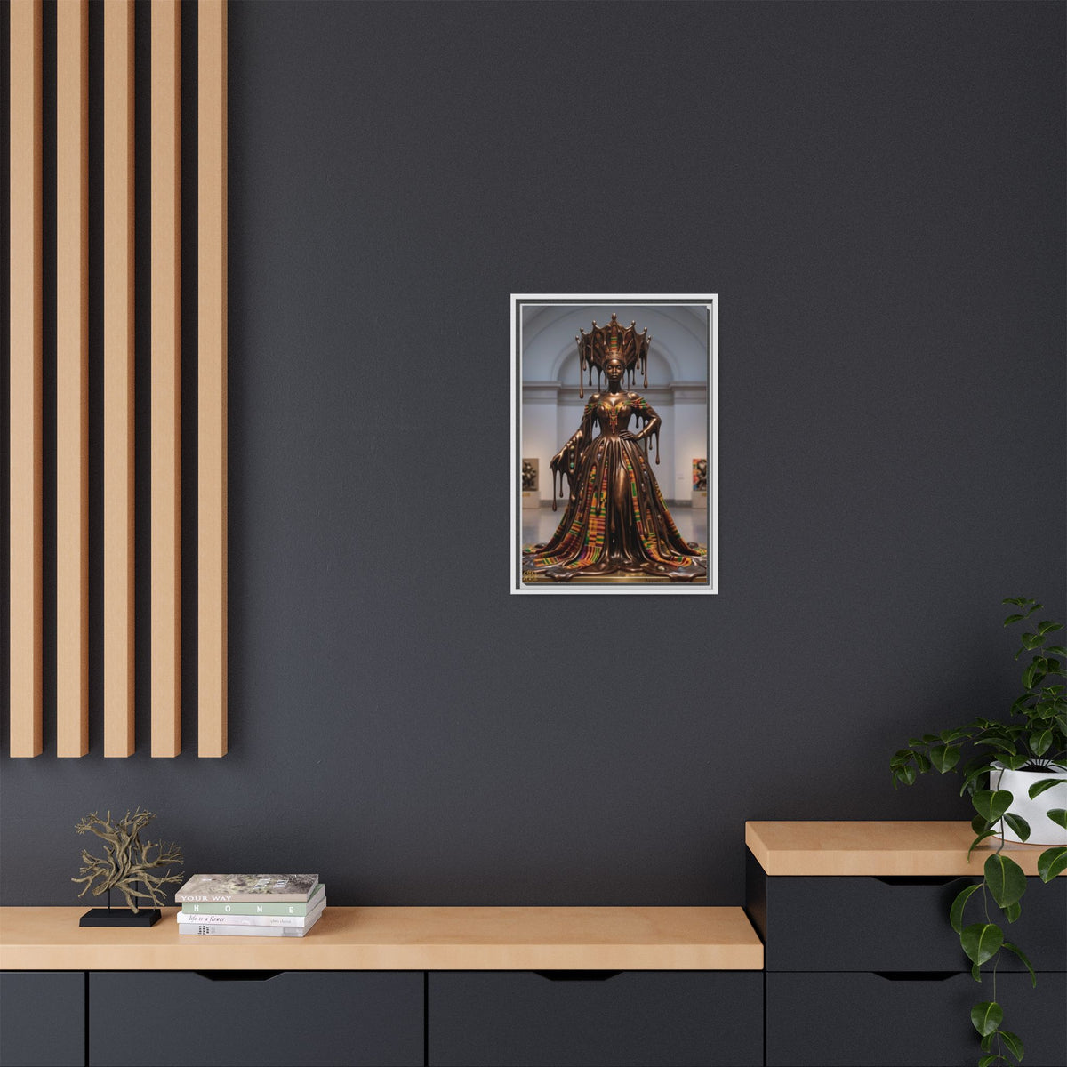 Matte Canvas, Framed (Multi-color)