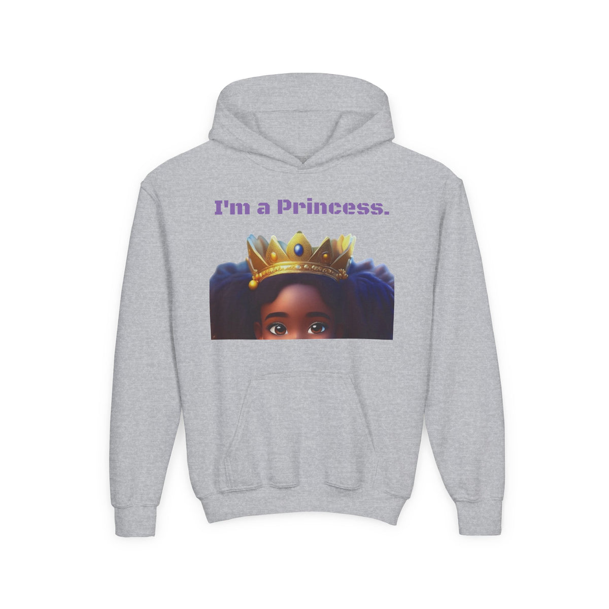 Youth Heavy Blend "Princess" Hooded Sweatshirt