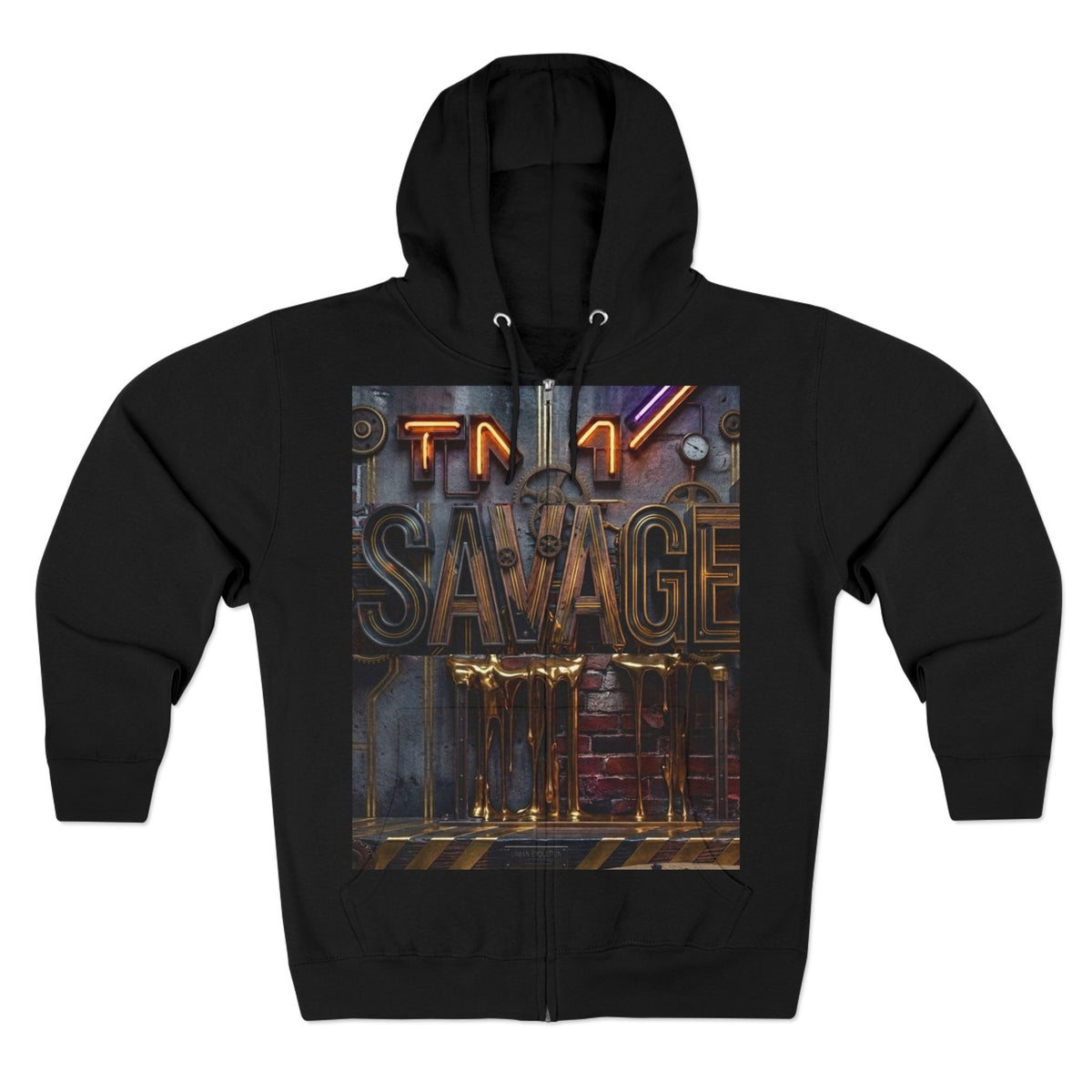 Unisex "Savage graphic" Zip Hoodie