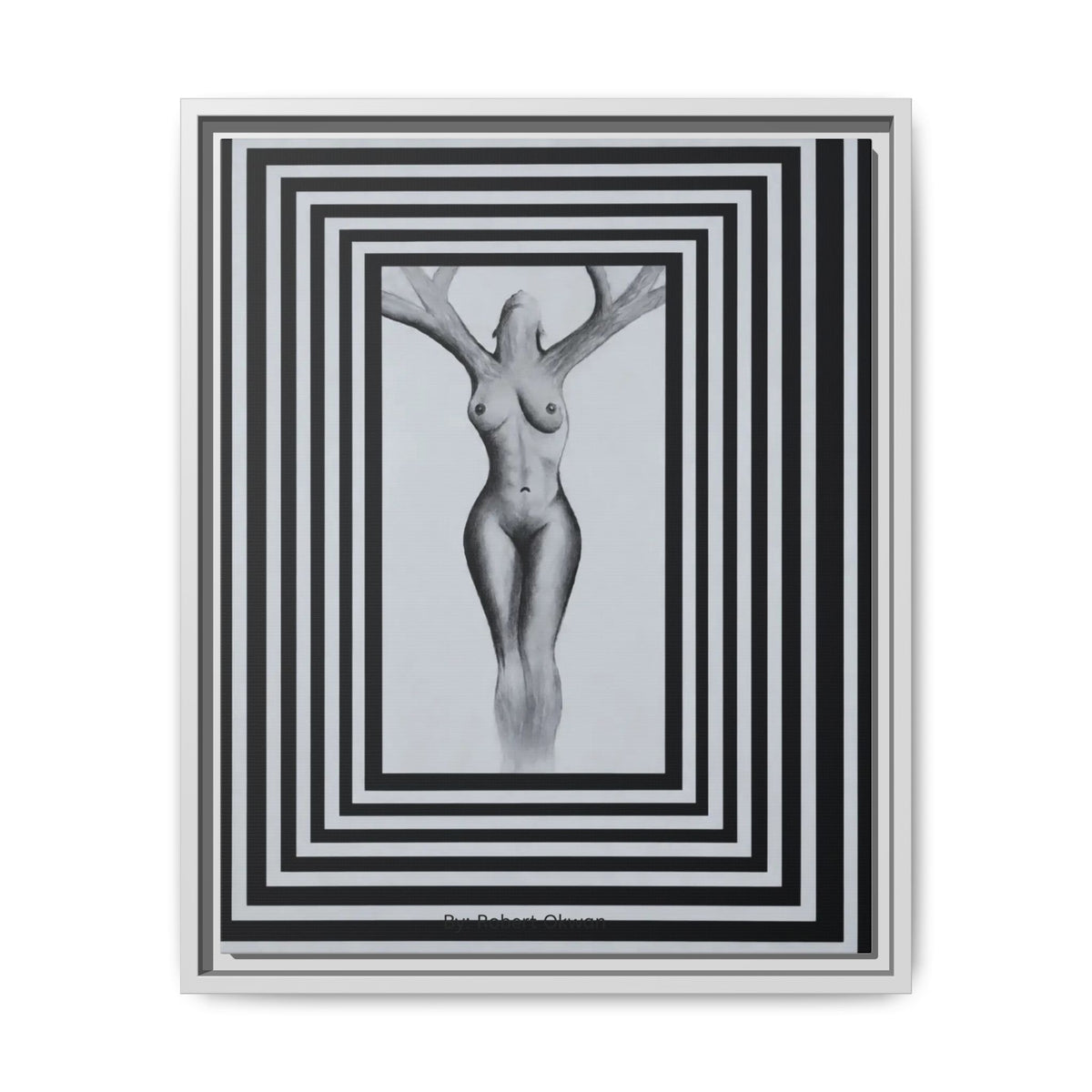 Matte Canvas, Framed (Multi-color)
