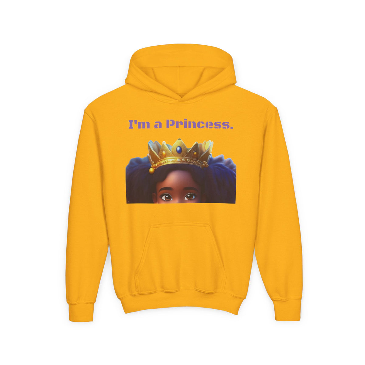 Youth Heavy Blend "Princess" Hooded Sweatshirt