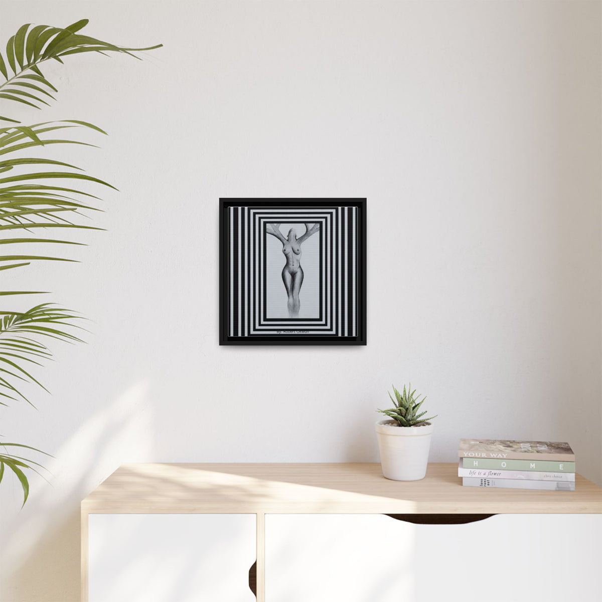 Matte Canvas, Framed (Multi-color)