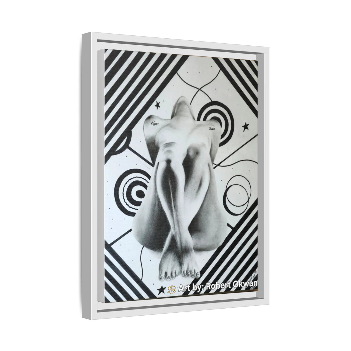 Matte Canvas, Framed (Multi-color)