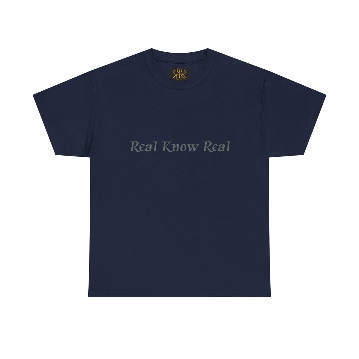 Unisex Heavy"RealKnowReal" Cotton Tee