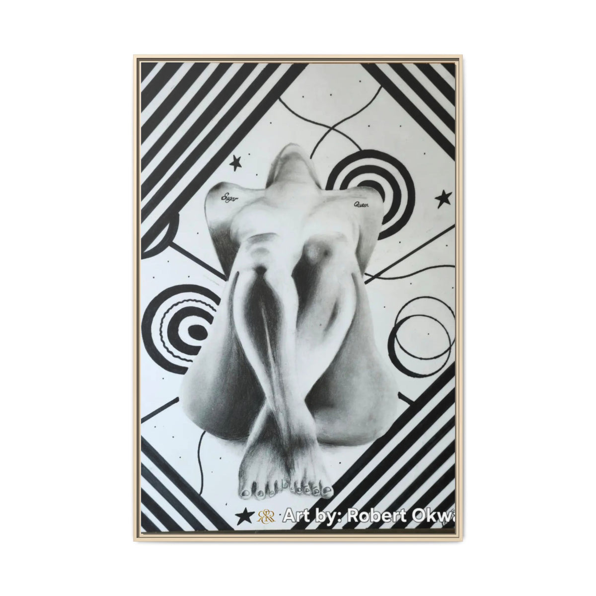 Matte Canvas, Framed (Multi-color)