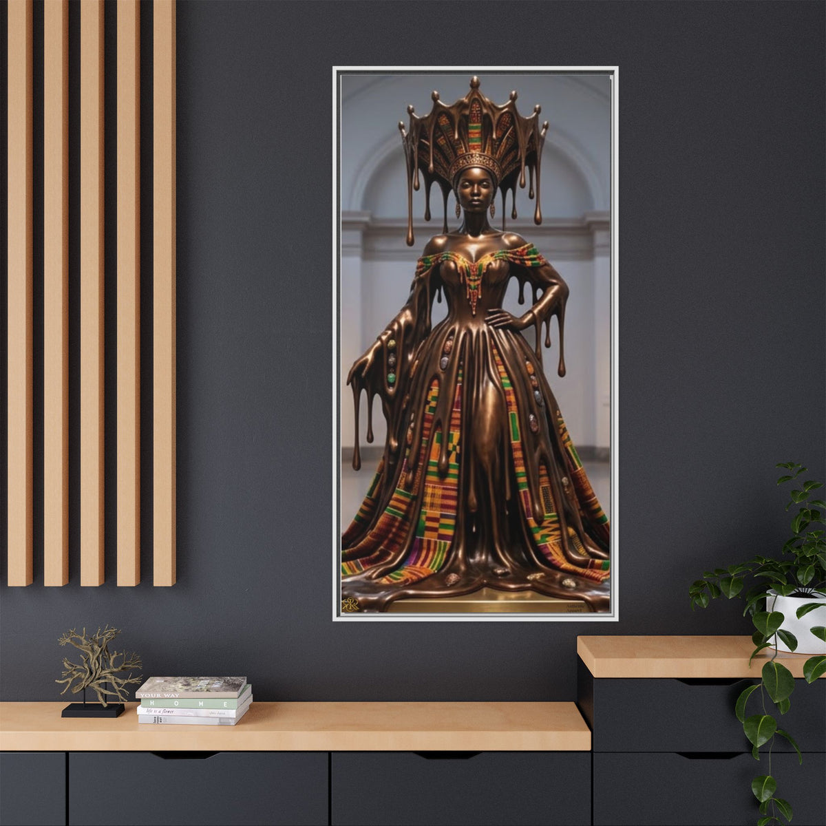 Matte Canvas, Framed (Multi-color)