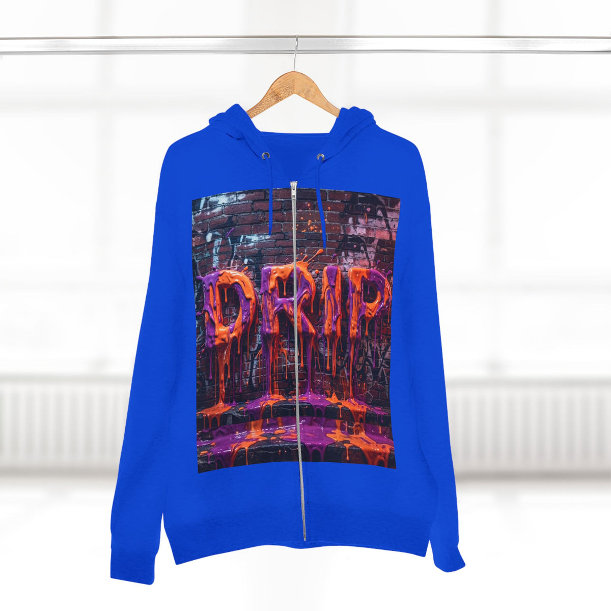 Unisex "DRIP" Graphic Zip Hoodie