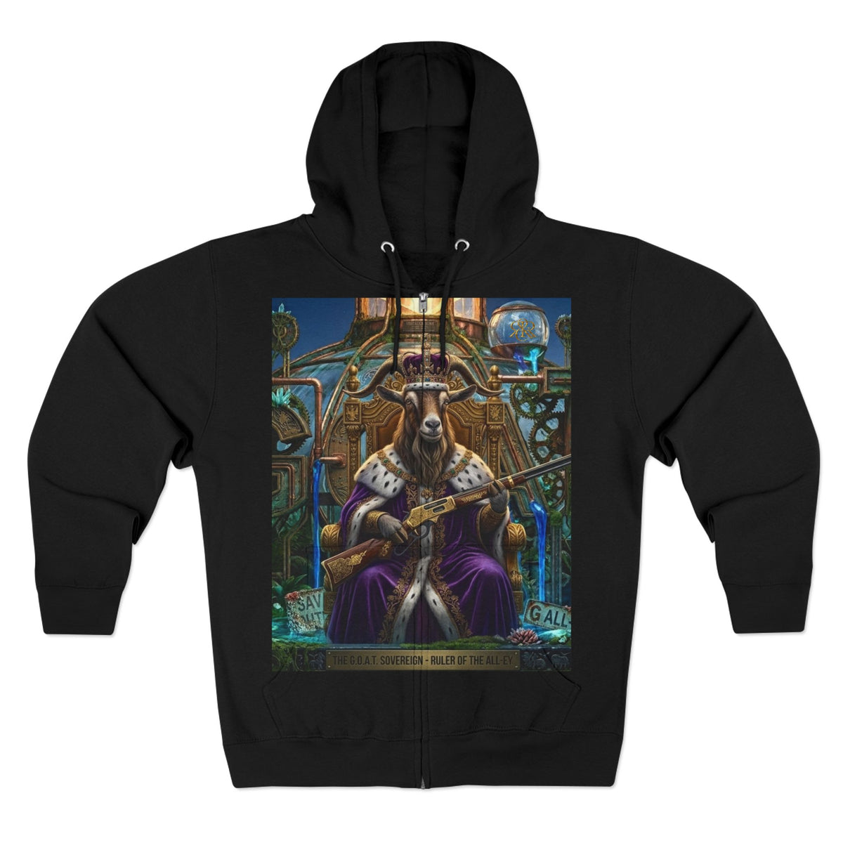 Unisex "GOAT Graphics" Zip Hoodie