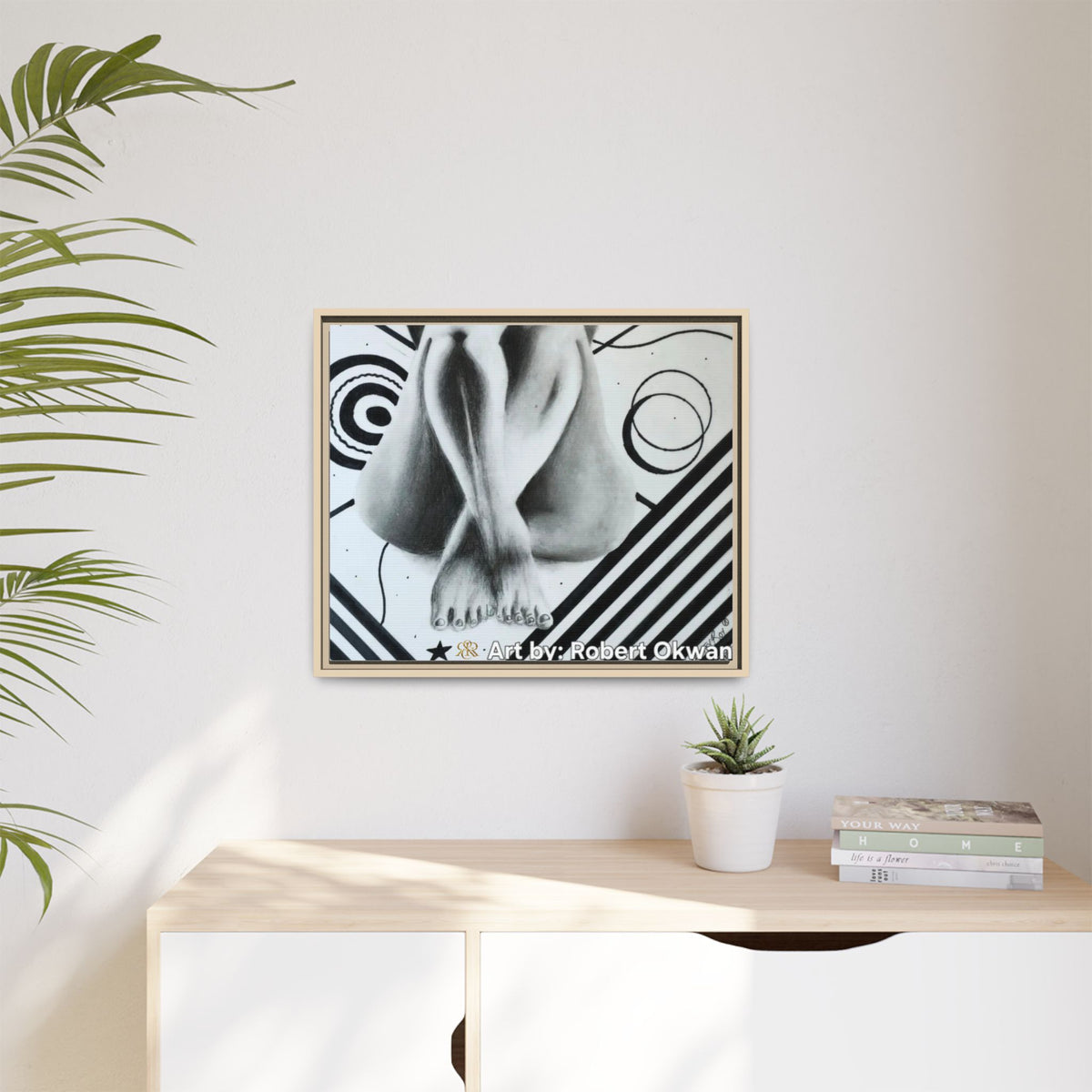 Matte Canvas, Framed (Multi-color)
