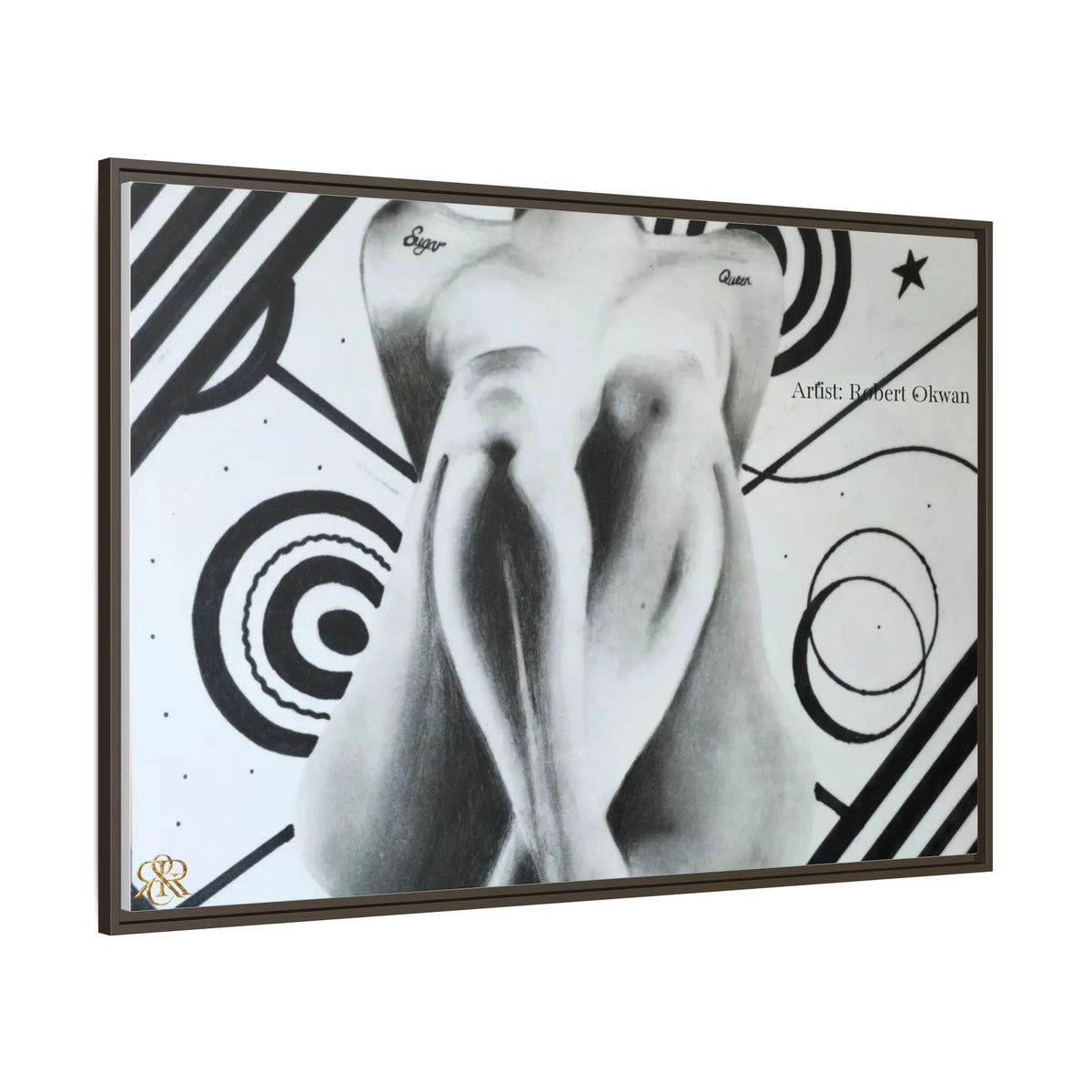 Matte Canvas, Framed (Multi-color)
