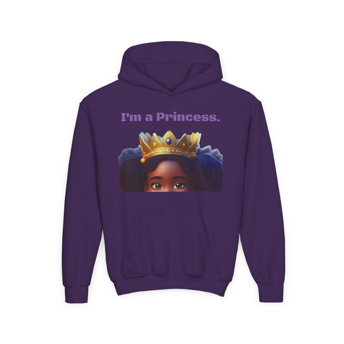 Youth Heavy Blend "Princess" Hooded Sweatshirt