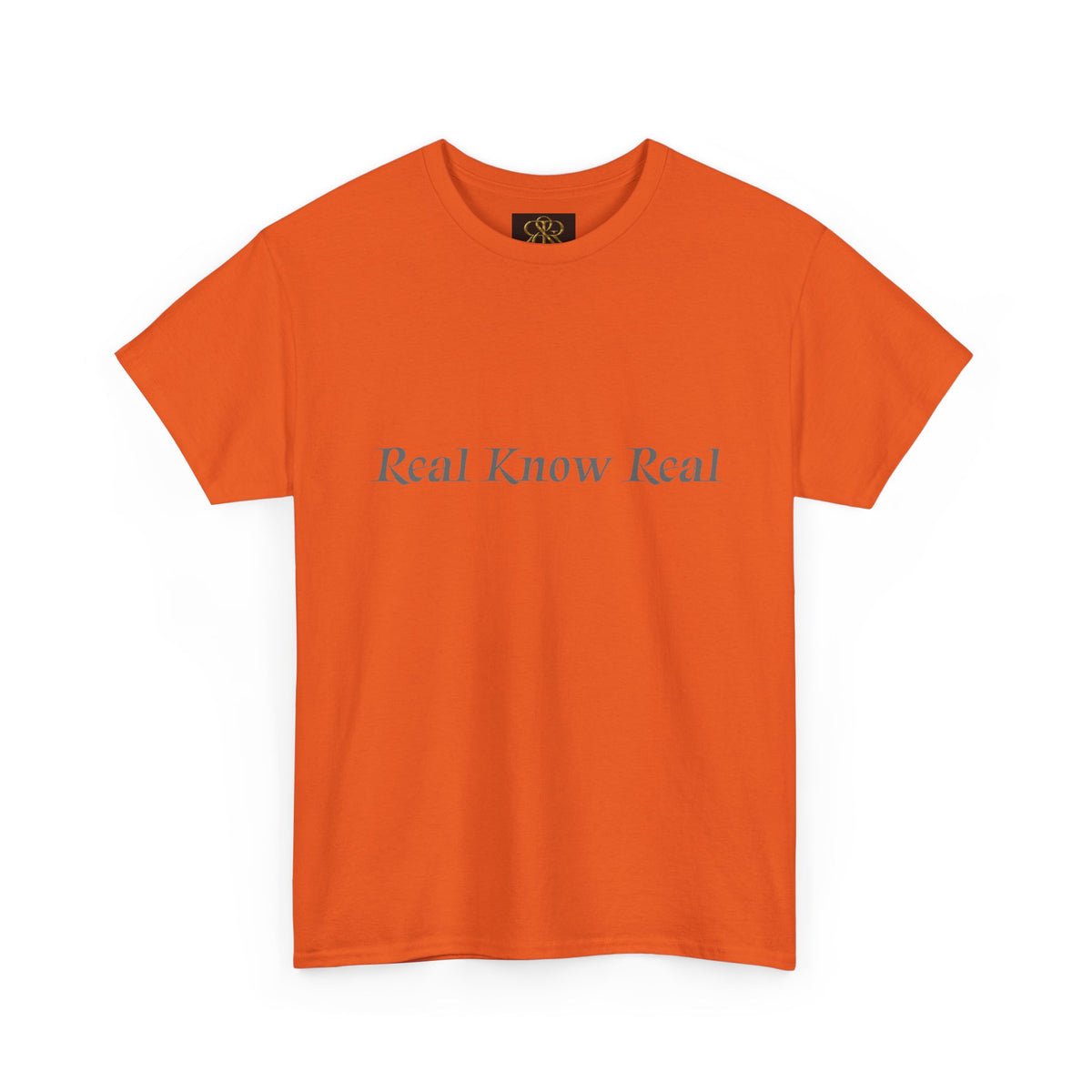 Unisex Heavy"RealKnowReal" Cotton Tee
