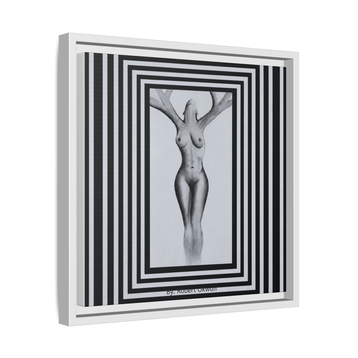 Matte Canvas, Framed (Multi-color)