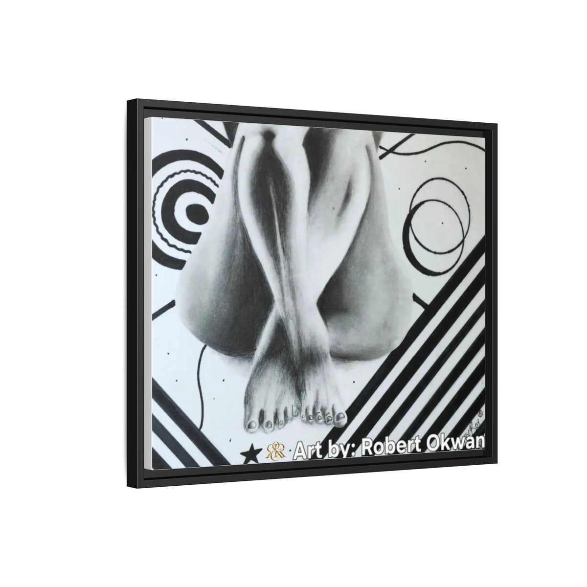 Matte Canvas, Framed (Multi-color)
