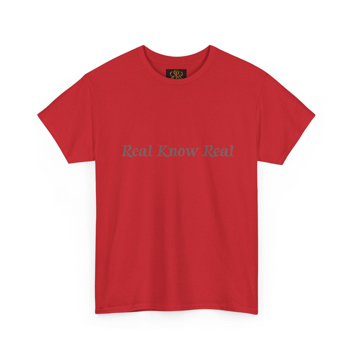 Unisex Heavy"RealKnowReal" Cotton Tee