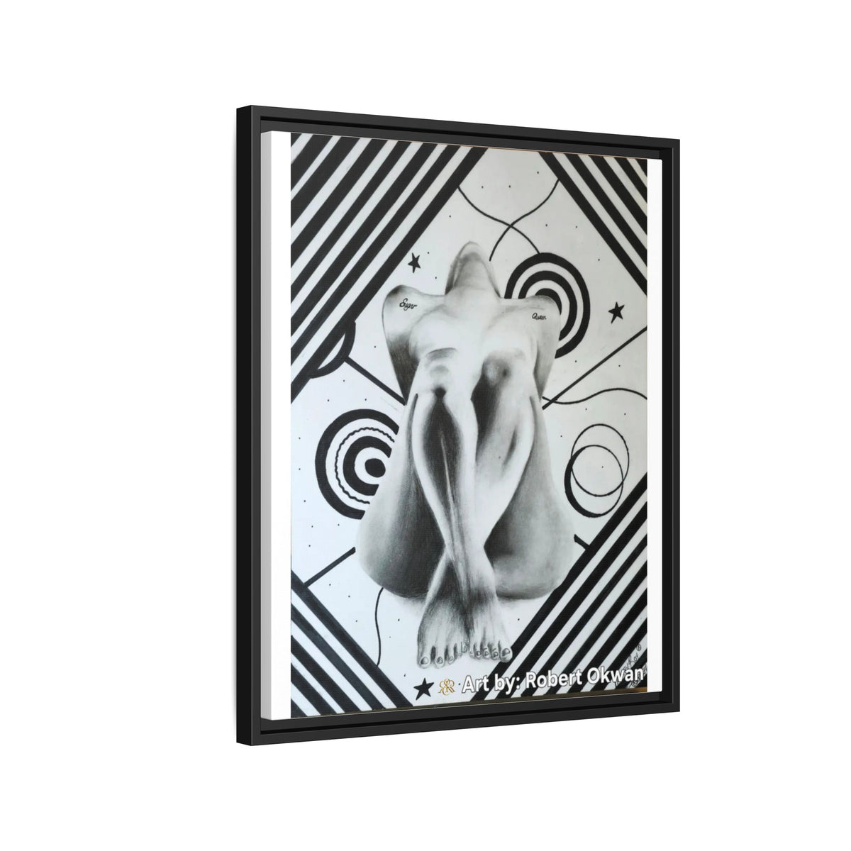 Matte Canvas, Framed (Multi-color)