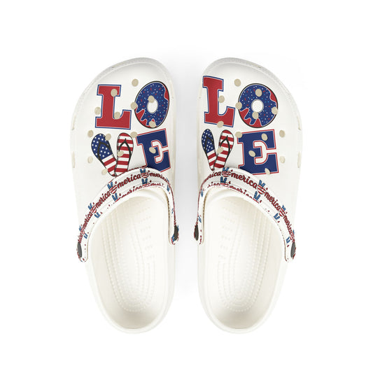 Adult EVA Foam Rubber Shoes (AOP)
