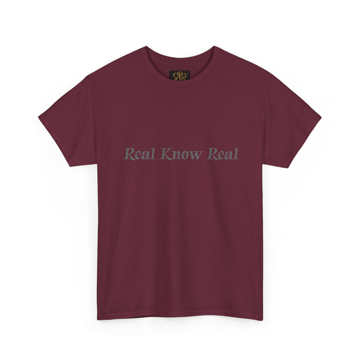 Unisex Heavy"RealKnowReal" Cotton Tee