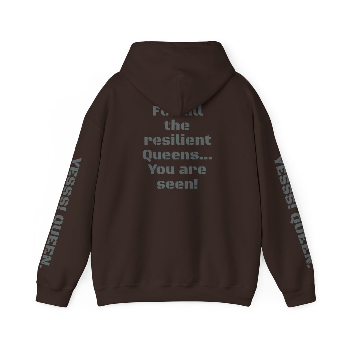 Crowned Girl Hoodie - Black Girl Magic Royalty Sweatshirt