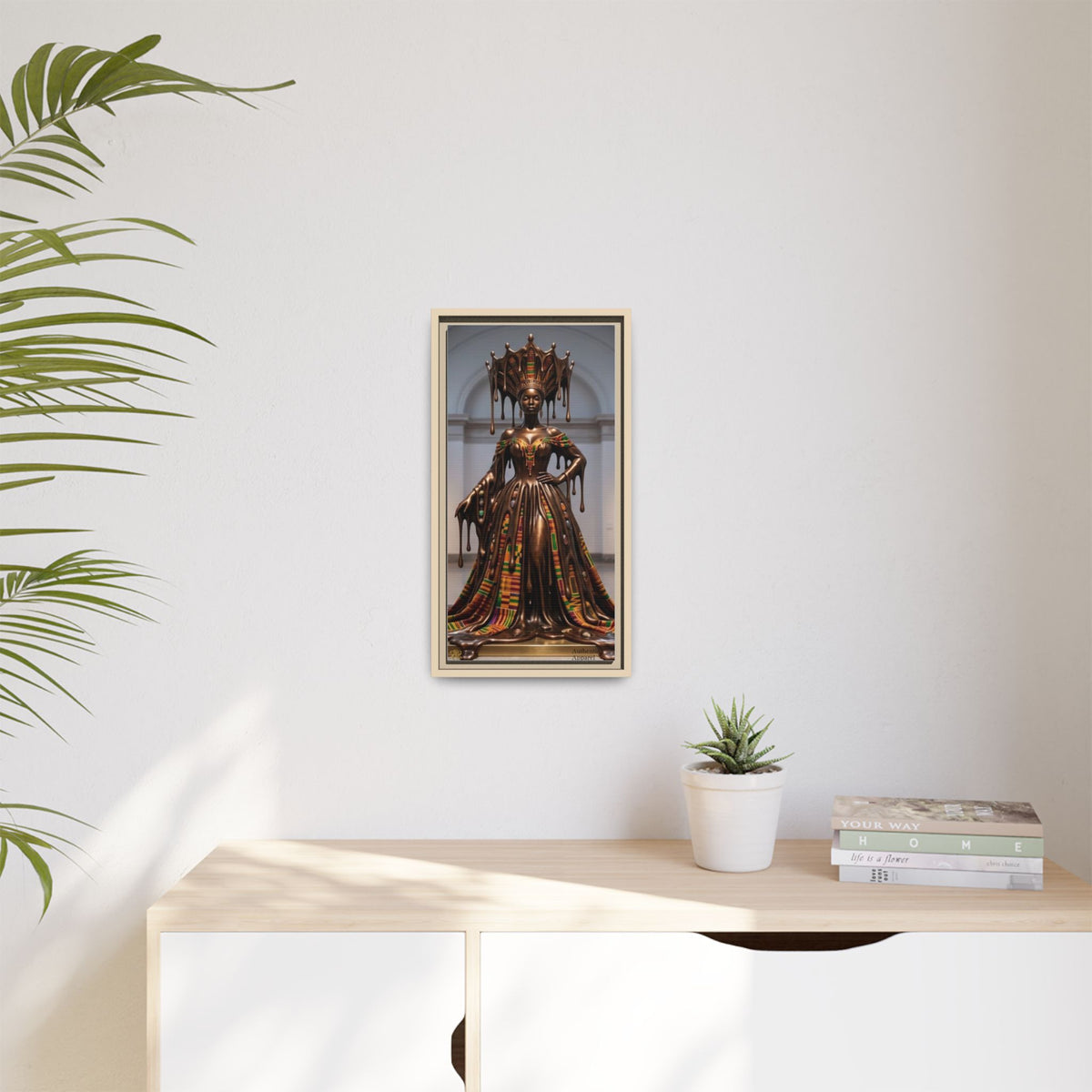 Matte Canvas, Framed (Multi-color)