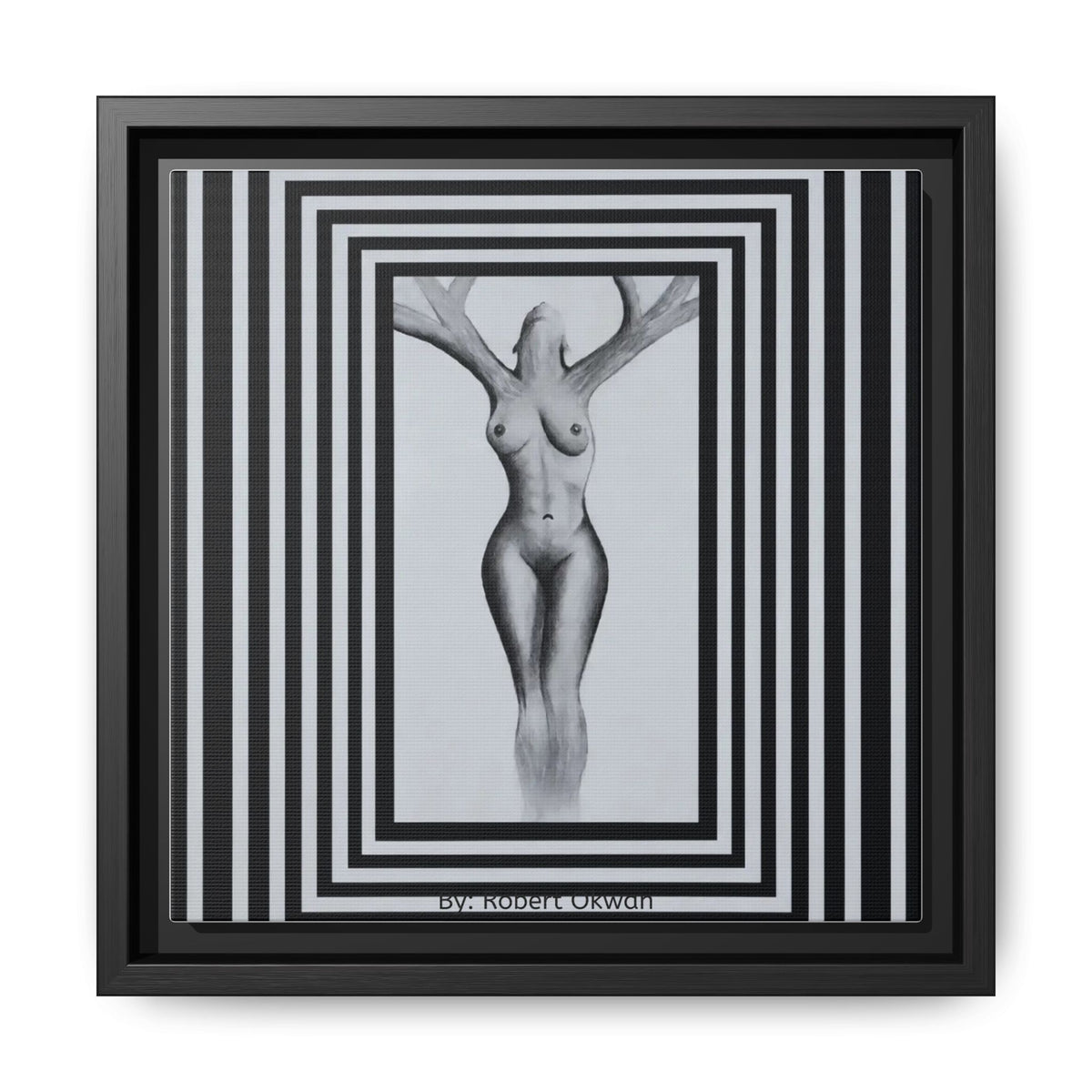 Matte Canvas, Framed (Multi-color)