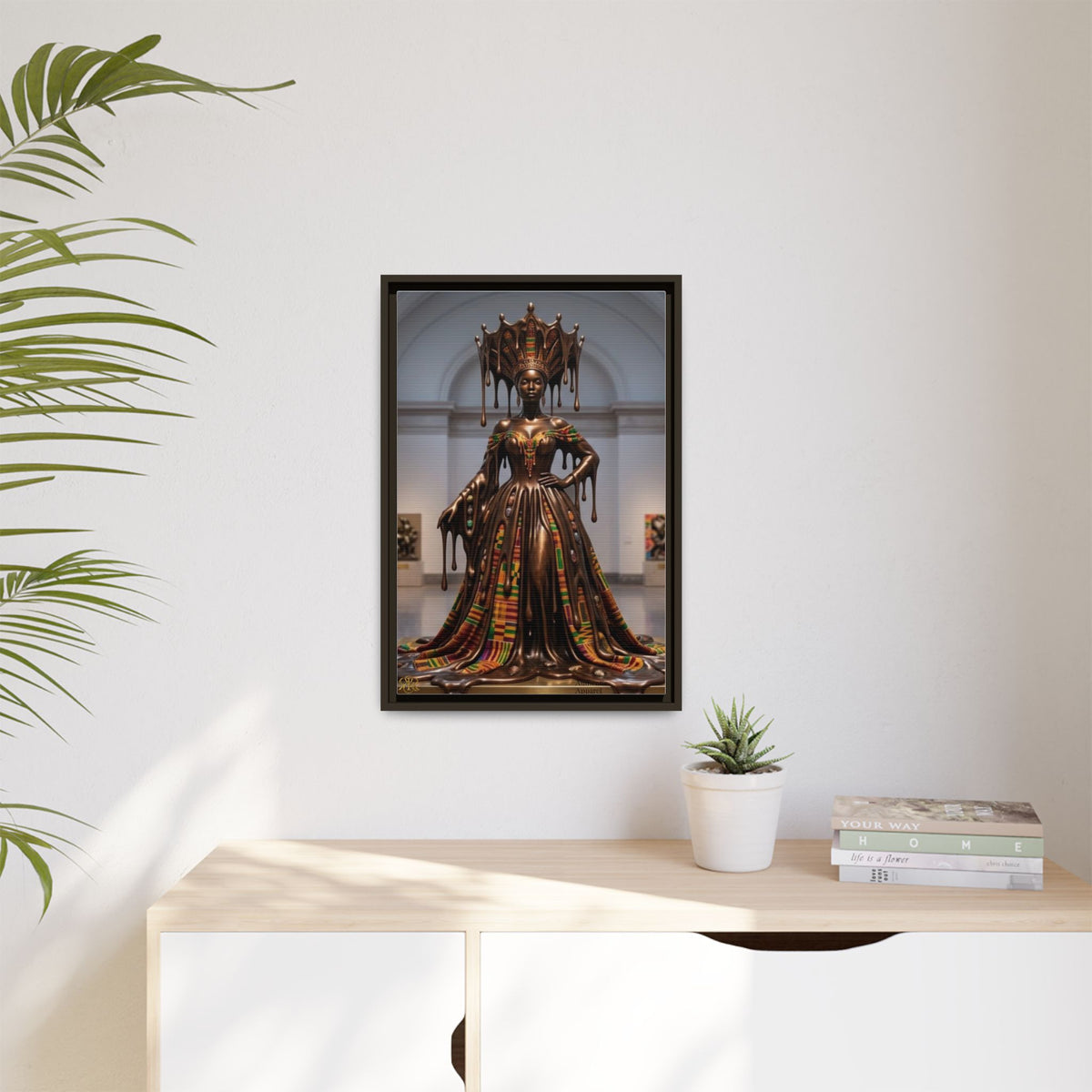 Matte Canvas, Framed (Multi-color)