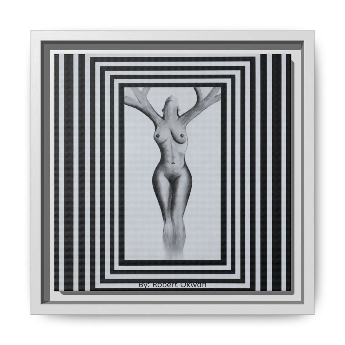 Matte Canvas, Framed (Multi-color)
