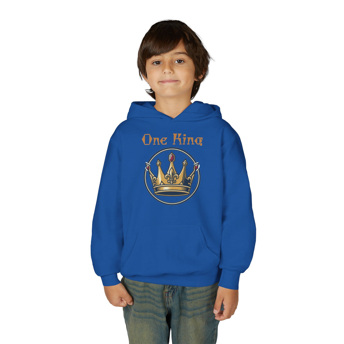 Youth Heavy Blend "One King" Hooded Sweatshirt