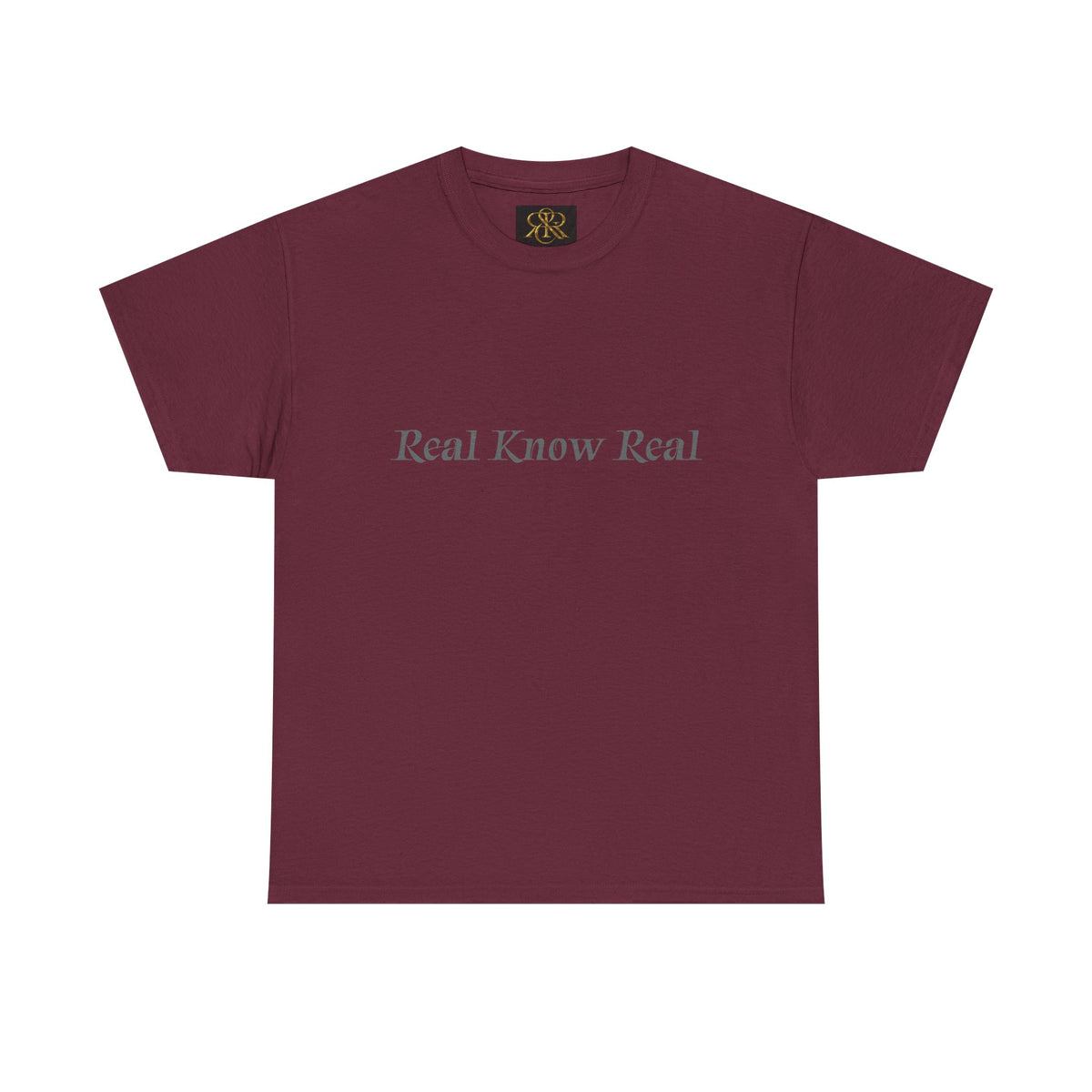 Unisex Heavy"RealKnowReal" Cotton Tee