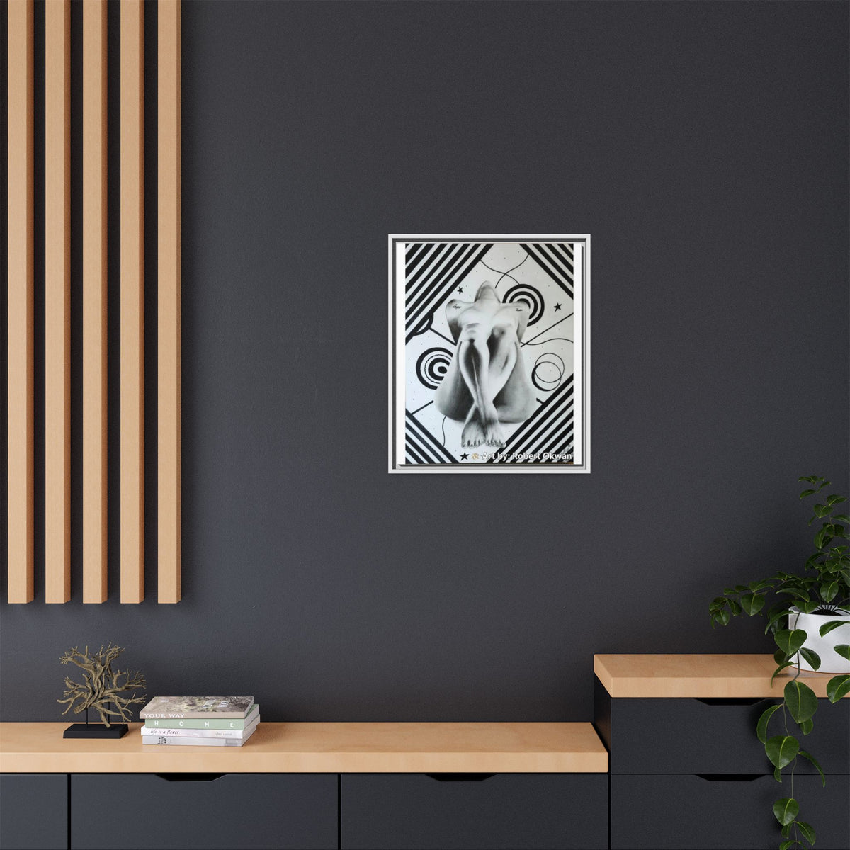 Matte Canvas, Framed (Multi-color)