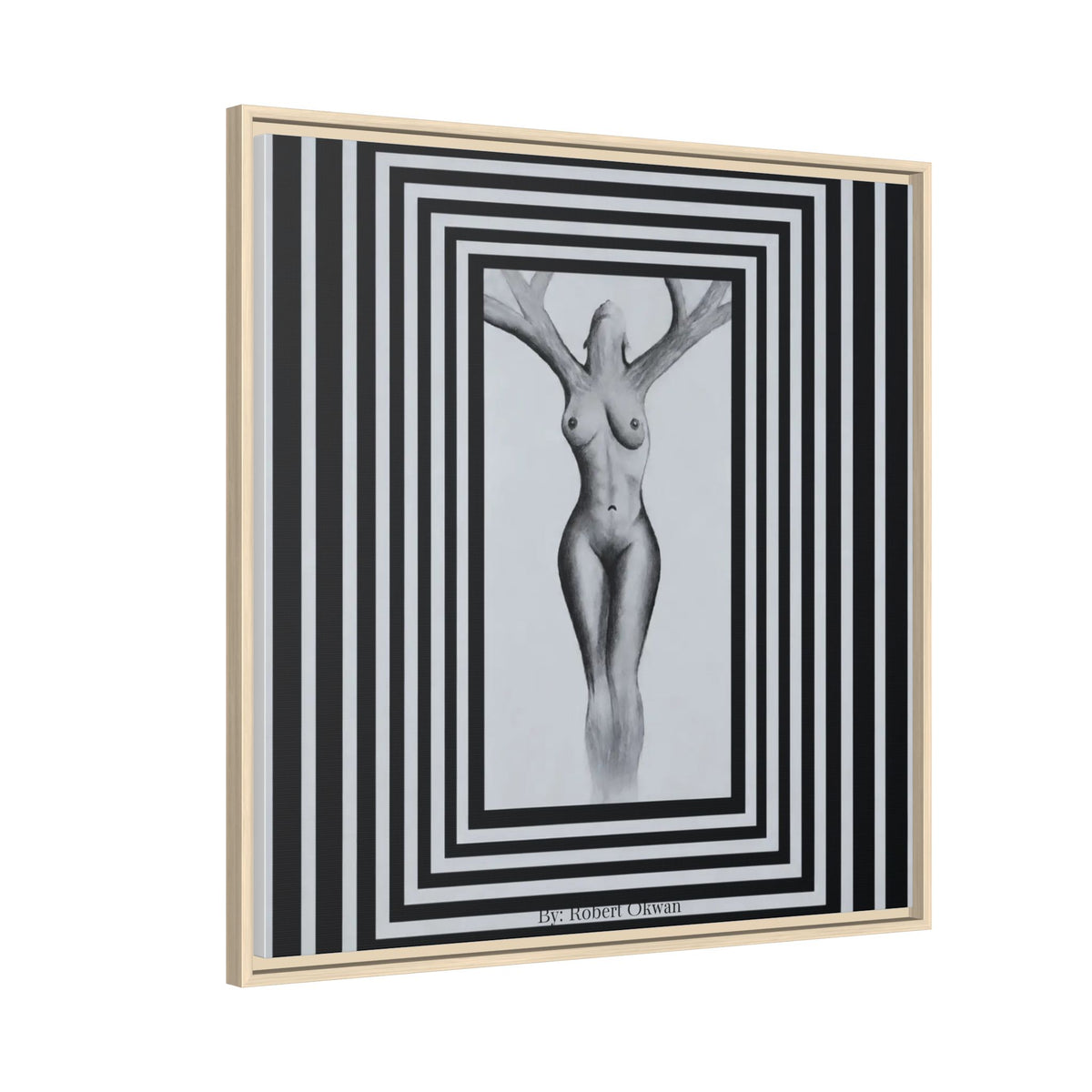Matte Canvas, Framed (Multi-color)
