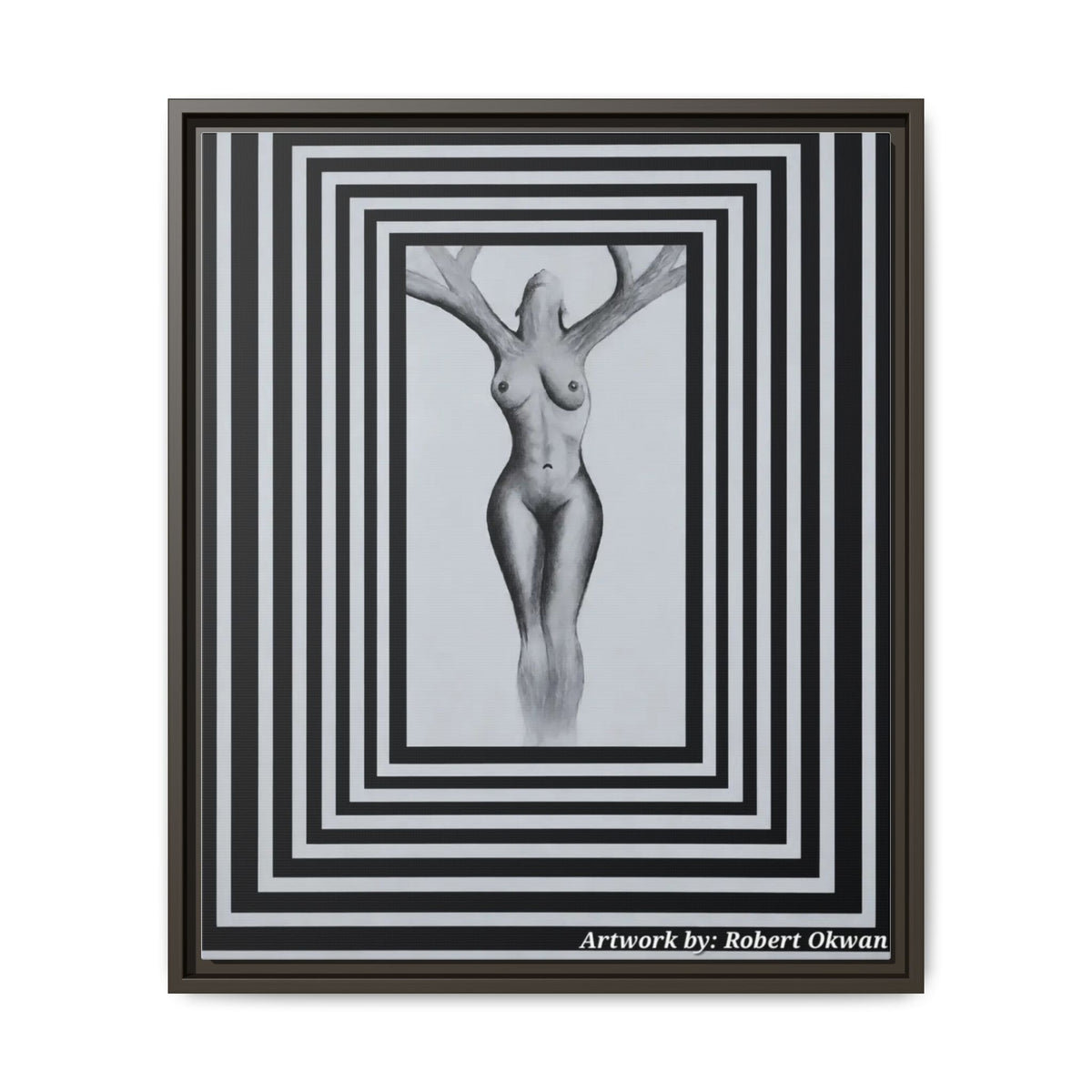 Matte Canvas, Framed (Multi-color)