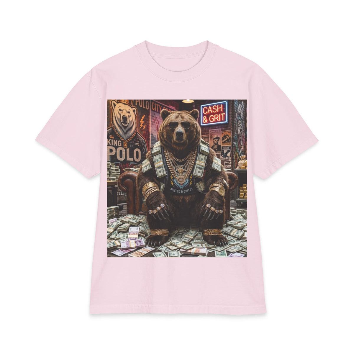 Unisex Max "Rich Bear" Heavyweight Short Sleeve